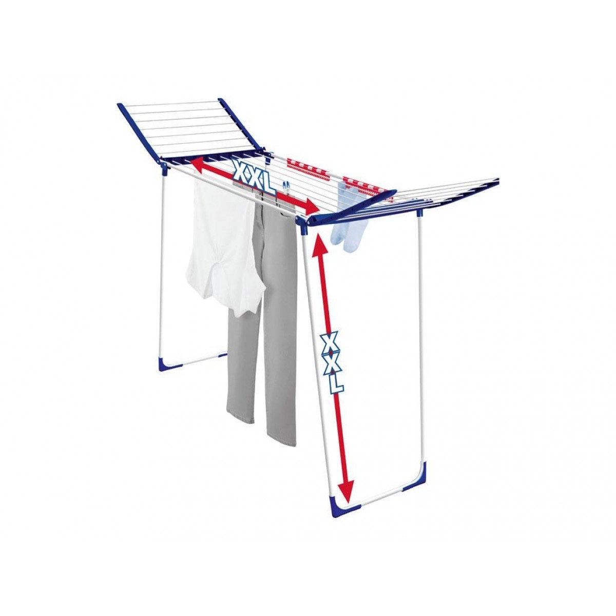 Leifheit - Pegasus 180 Maxx Tørrestativ - 196 x 55 x 108 Cm