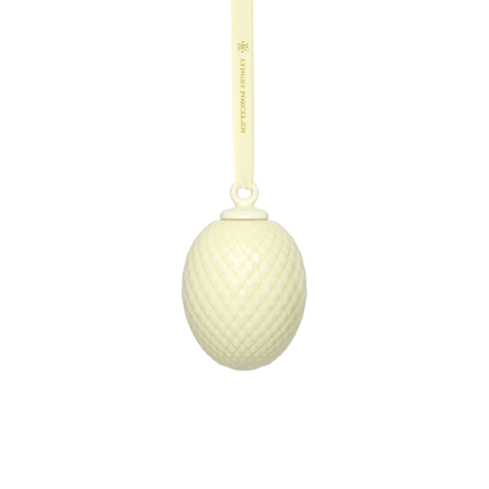 Lyngby - Rhombe Påskeophæng Soft Yellow - H7,5 cm 