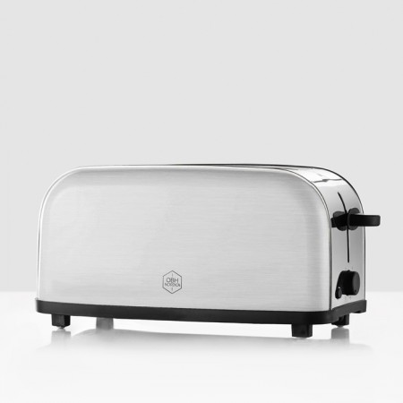 OBH - Toaster 4-Skiver - Manhattan Stål
