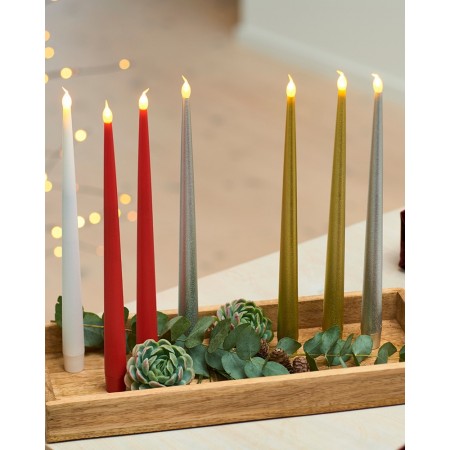 SIRIUS - CAROLIN TALL 2 STK LED LYS H:30CM, GULD 