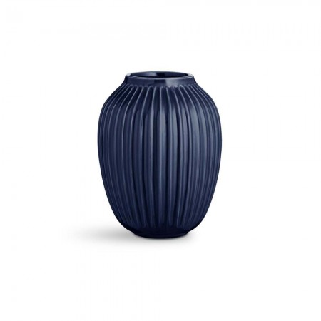 Kähler - Hammershøi Vase - Indigo Højde: 21 Cm.