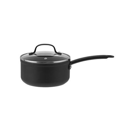 Pillivuyt Gourmet - Arc Kasserolle M. Glaslåg Sort - 1,5 Liter