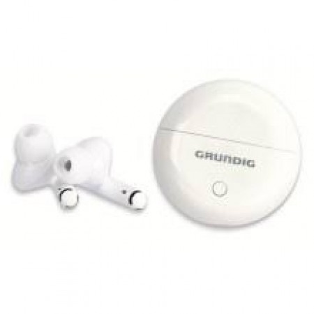 Grundig - Trådløs øretelefoner med stereo - hvid