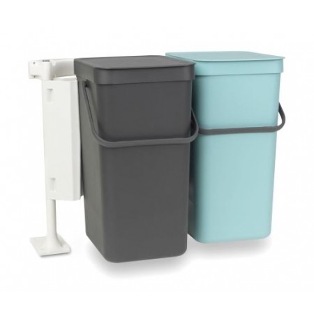 Brabantia - Sorteringsaffaldsspand Indbygningsmodul Med 2 x 12 Liter