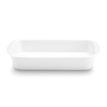 Pillivuyt - Lasagnefad Hvid 3,5 Liter - L34Cm B25Cm H6,4Cm