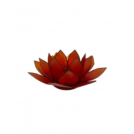 Retro - Lotus Fyrfadsstage - Rød