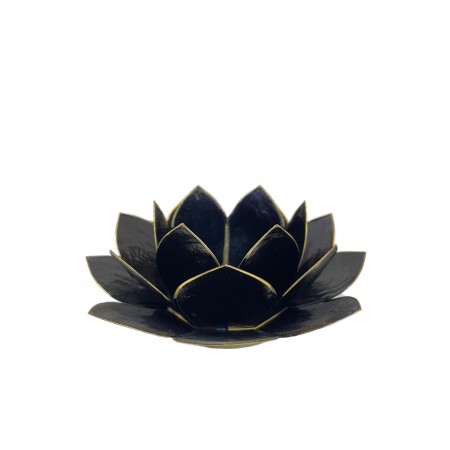Retro - Lotus Fyrfadsstage - Sort