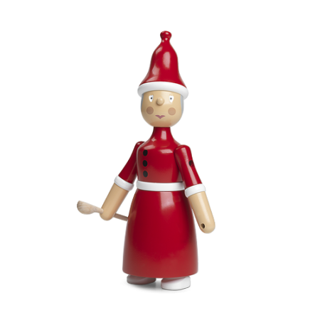Kay Bojesen Nissemor Malet Bøgetræ 20 Cm.
