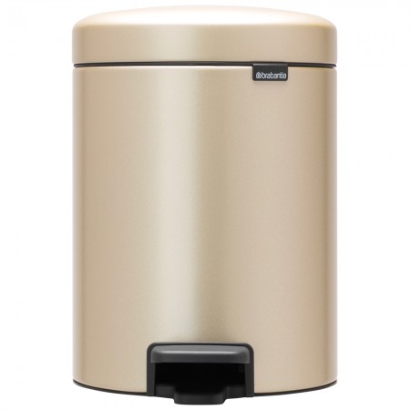 Brabantia - Pedalspand Newicon 5 Liter - Champagne.