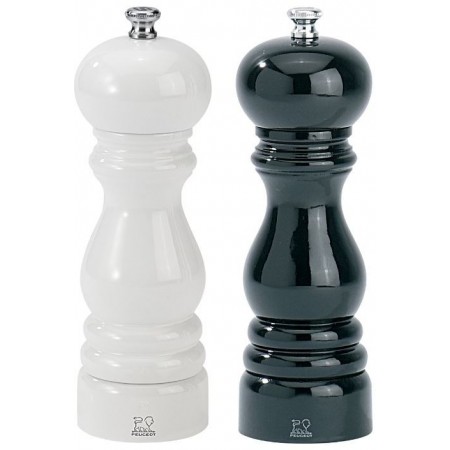 Peugeot - Paris Salt & Pebersæt Hvid/Sort - H: 18 Cm.