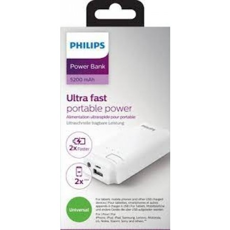 Philips - Powerbank - Ekstra hurtig