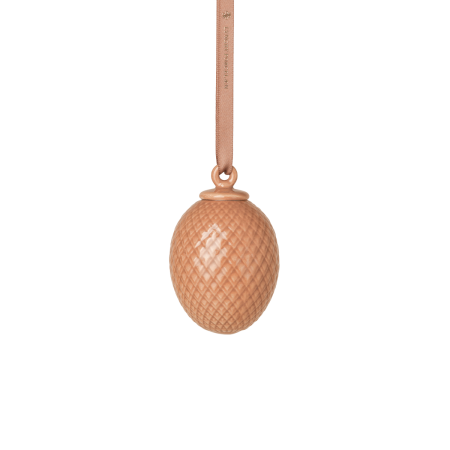 Lyngby - Rhombe Påskeophæng Dark Camel - H7,5 cm