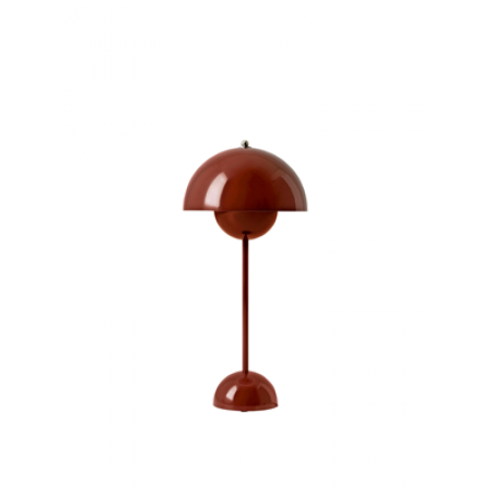 &Tradition -Flowerpot bordlampe VP3 rødbrun
