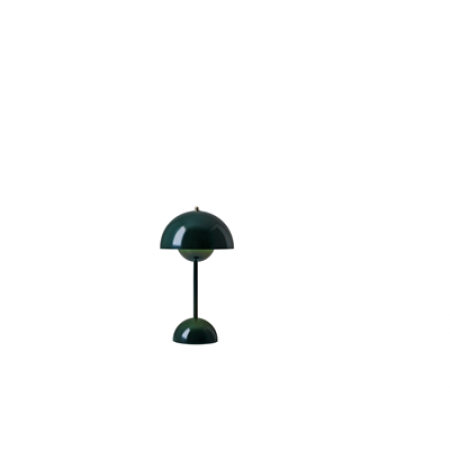&Tradition -Flowerpot opladelig bordlampe VP9 mørk grøn