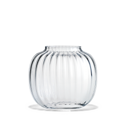 Holmegaard - Oval Vase  Primula -  Klar H17,5 Cm