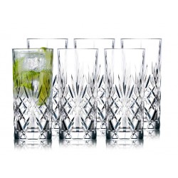 Lyngby - Krystal Melodia Highball Glas 6 Stk. - 36 Cl 