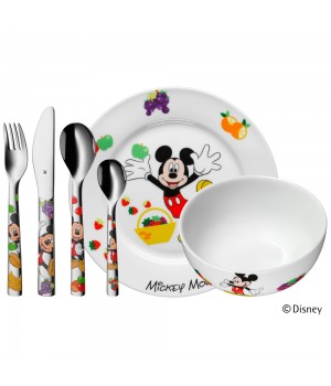 WMF - Mickey Mouse Spisesæt - 6 dele