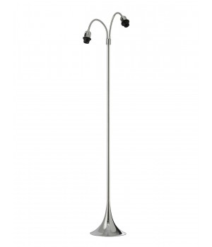 Nielsen Light - Fodgængerlampe Krom U/Skærm