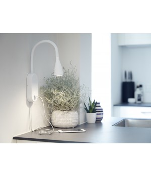Nielsen Light - Eye Vægspot M/USB Hvid