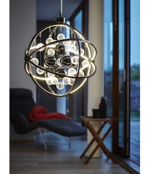 Nielsen Light - Galaxy Lysekrone Sort - Ø 48 Cm.