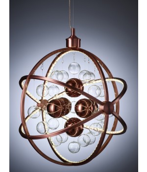 Nielsen Light - Galaxy Lysekrone Kobber - Ø 48 Cm.