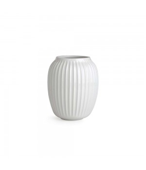 Kähler - Hammershøi Vase - Hvid Højde: 20 Cm.