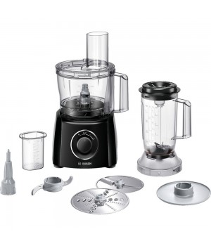 Bosch - Foodprocessor 800 W - Sort Med Blender