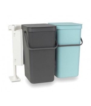 Brabantia - Sorteringsaffaldsspand Indbygningsmodul Med 2 x 12 Liter