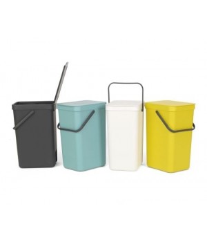 Brabantia - Affaldsspand m/ Låg - Affaldssortering 16 Liter - Mint