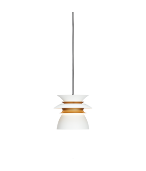 Belid - Diablo pendel ø16,5cm hvid/guld