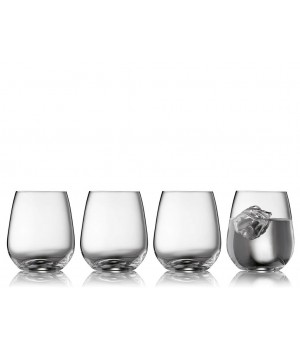 Lyngby - Krystal Zero Tumbler 4 Stk. - 41 Cl 