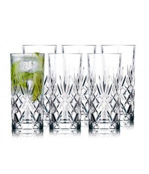 Lyngby - Krystal Melodia Highball Glas 6 Stk. - 36 Cl 