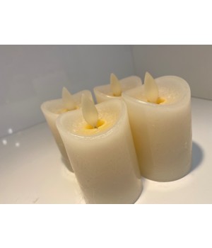 Små bloklys Led 4 stk.