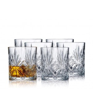 Lyngby Glas - Krystal Melodia Whiskyglas - 31 Cl. 6 Stk. 