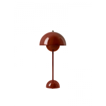 &Tradition -Flowerpot bordlampe VP3 rødbrun