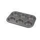 Patisse - Silvertop Muffinform Til 6 Stk. Sølvfarvet - 27 Cm