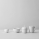 Lyngby - Rhombe Skål - 14 Cm. Hvid