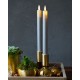 SIRIUS - SARA TALL SØLV 2STK. Ø:2 H:25CM BEVÆGELIG FLAMME