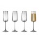 Lyngby - Krystal Zero Champagneglas 4 Stk. - 30 Cl