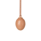 Lyngby - Rhombe Påskeophæng Dark Camel - H7,5 cm