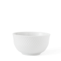 Lyngby - Rhombe Skål - 14 Cm. Hvid