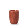 Lyngby - Rhombe Color Krus 33 Cl - Terracotta