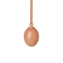 Lyngby - Rhombe Påskeophæng Dark Camel - H7,5 cm
